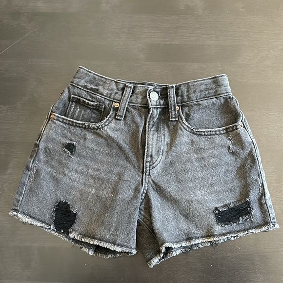 Old Navy Girls Black Jean Shorts - Picture 1 of 3
